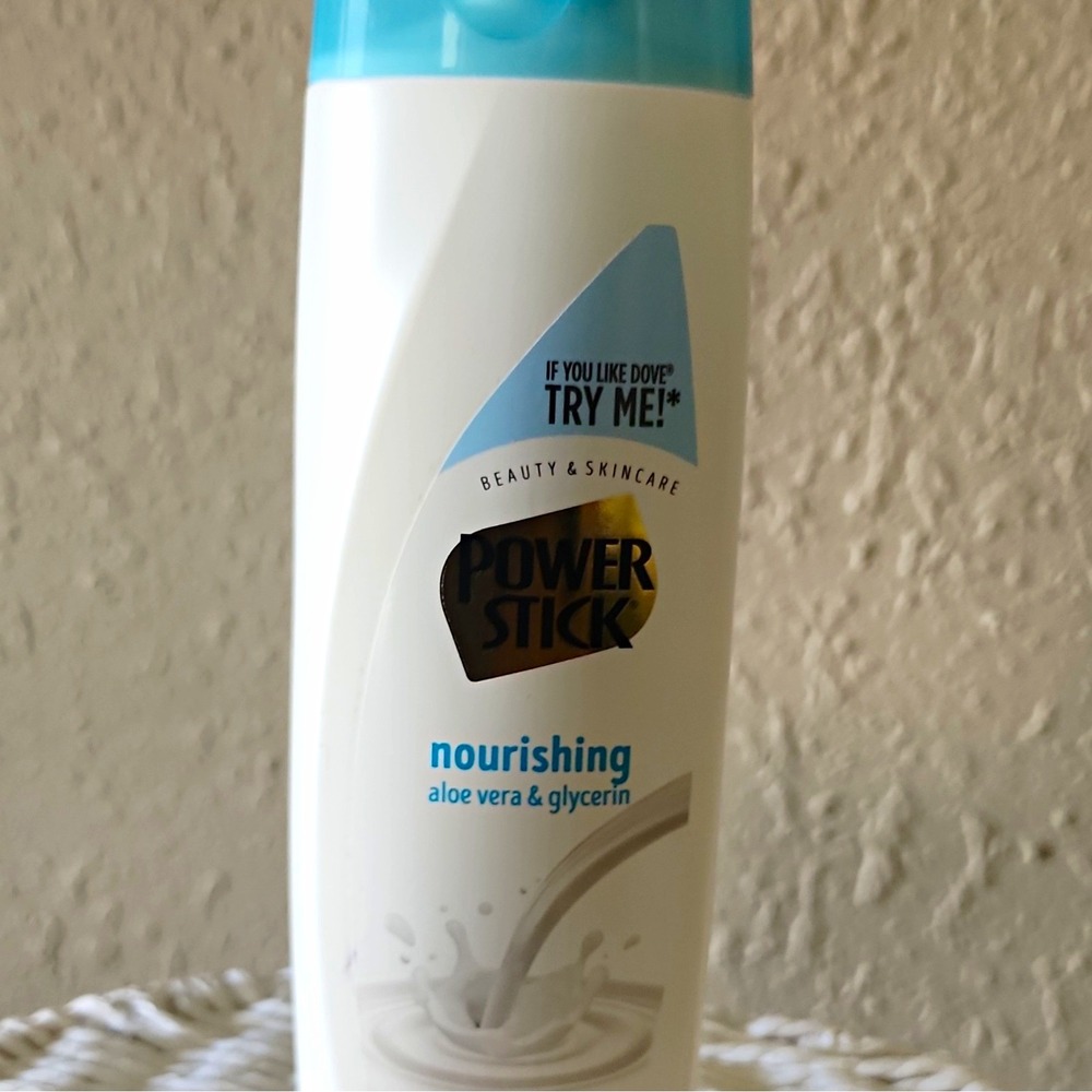 Power Stick Beauty Skincare Nourishing Body Wash Aloe Vera Glycerin 15 fl oz